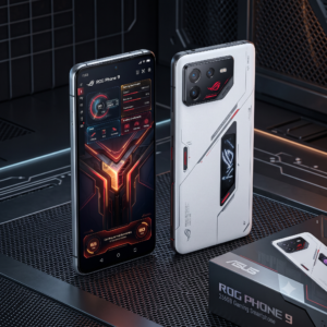 ASUS ROG Phone 9 256GB Gaming Smartphone – Storm White